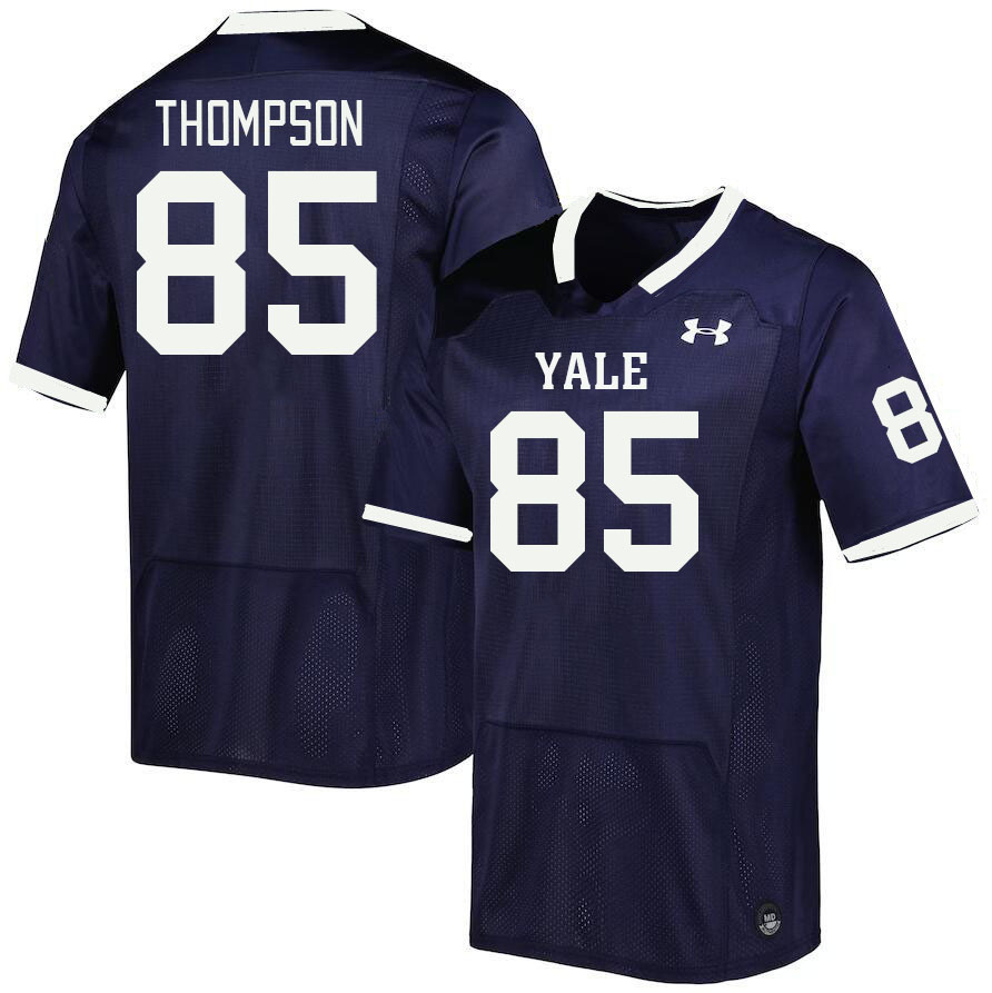 Men-Youth #85 CJ Thompson Yale Bulldogs 2023 College Football Jerseys Stitched-Blue